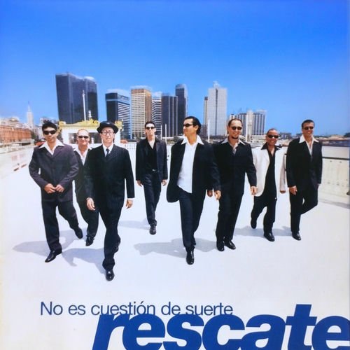 Portada del álbum "No es cuestión de suerte" (Rescate, 2000).